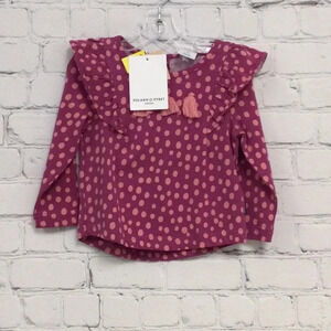 NWT Polarn O. Pyret Long Sleeve Top 6-9M